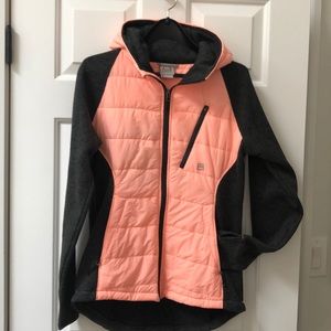 Avalanche zip front hoodie jacket